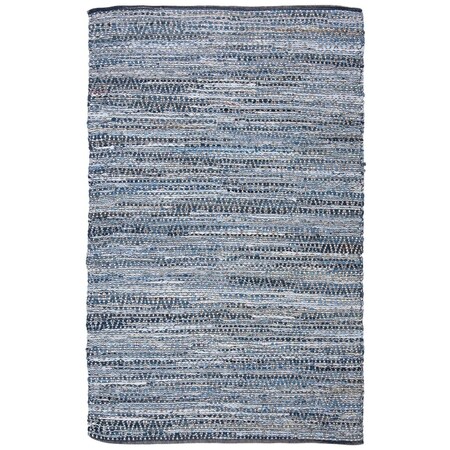 Safavieh Montauk Hand Woven Small Rectangle Area Rug, Blue - 3 x 5 ft. MTK424L-3
